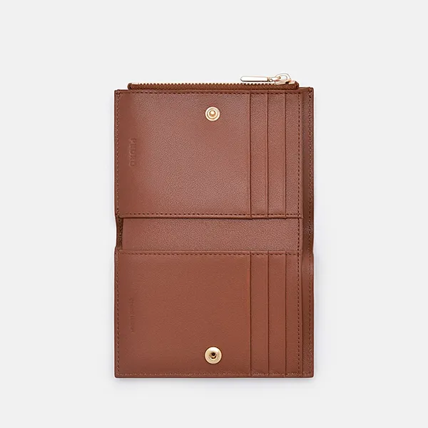 Ví Nữ Pedro Leather Bi-Fold Wallet - Cognac PW4-15940099_COGNAC_CP Màu Nâu