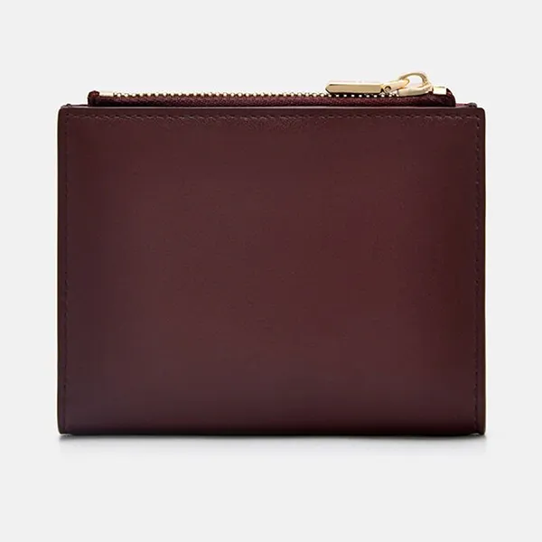 Ví Nữ Pedro Leather Bi-Fold Wallet - Wine PW4-15940099_WINE_CP Màu Đỏ