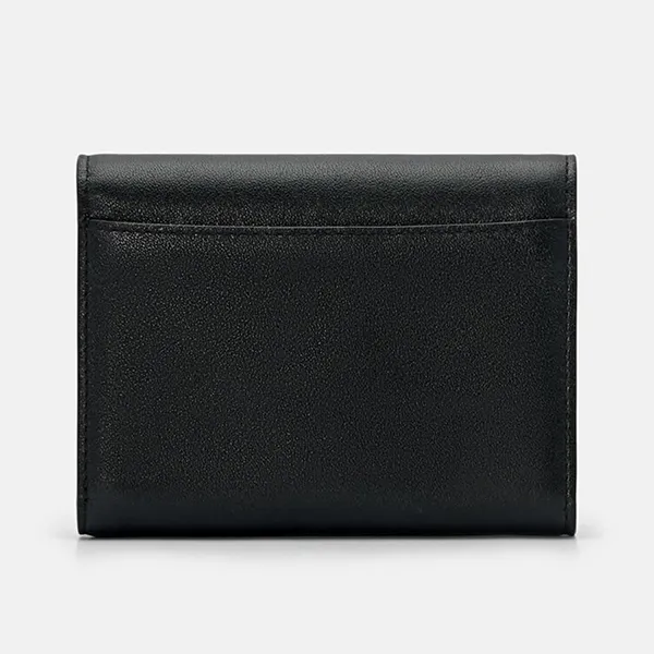 Ví Nữ Pedro Leather Tri-Fold Wallet - Black PW4-15940100_BLACK_CP Màu Đen