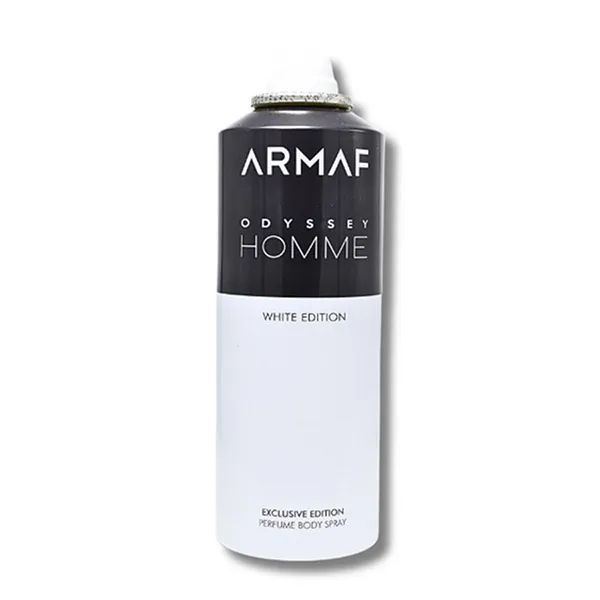 Xịt Thơm Hương Nước Hoa Nam Armaf Odyssey Homme White Edition Body Spray 200ml