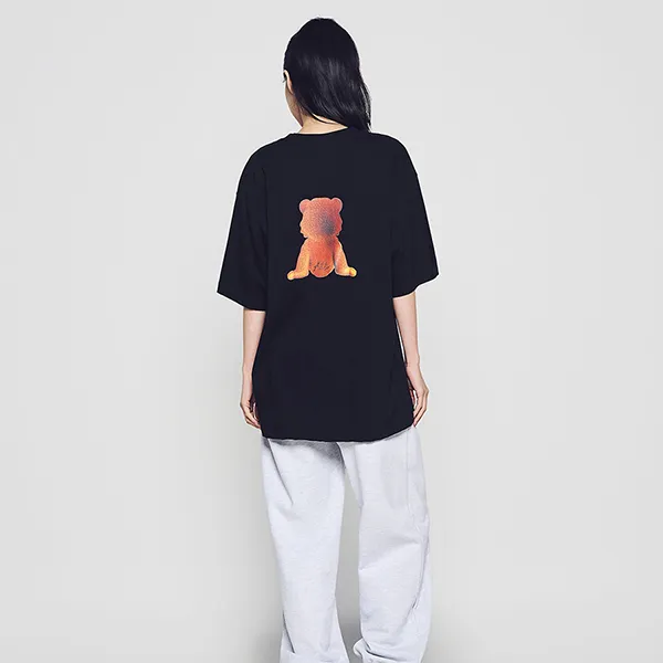 Áo Phông Acmé De La Vie ADLV Ac Teddy Bear Short Sleeve T-Shirt Màu Đen