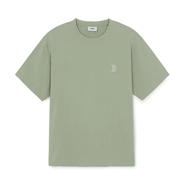 Áo Phông MLB Basic Heavy Weight Over Fit T-Shirts 3ATSB0263-43GNL Màu Xanh Green