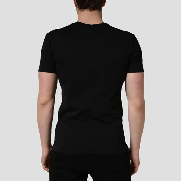 Áo Phông Nam Dolce & Gabbana Black DG London Cotton Crew Neck I8785M FU7EQ N0000 Tshirt Màu Đen Size 46