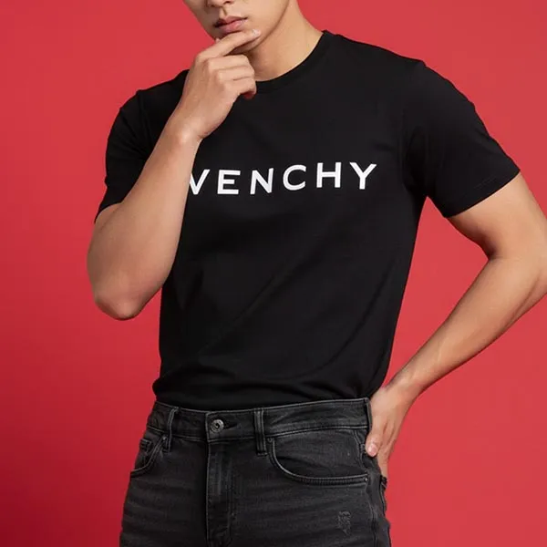 Áo Phông Nam Givenchy BM71543Y6B Màu Đen Size M