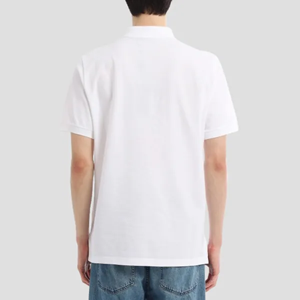 Áo Polo Nam Dior White With Logo Embroidered 683J806A3025 Màu Trắng Size M