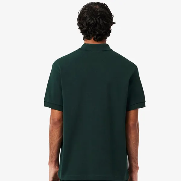 Áo Polo Nam Lacoste Men's Classic Fit Landscape Crocodile Piqué Polo PH5881 YZP Màu Xanh Lá Size 4
