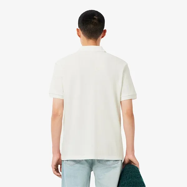 Áo Polo Nam Lacoste Men's Classic Landscape Crocodile Polo Shirt PH5881 10 70V Màu Trắng Size 5