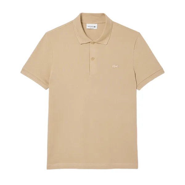 Áo Polo Nam Lacoste Men's Regular Fit Petit Piqué Polo Shirt PH1498-02S Màu Be Đậm Size 3
