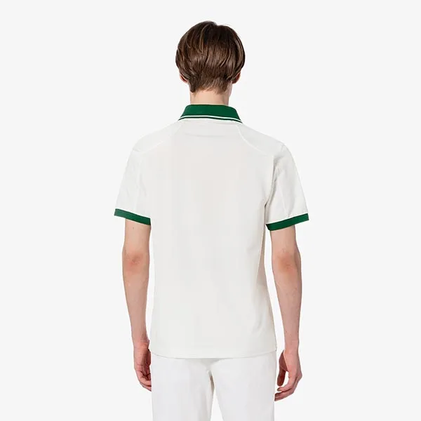 Áo Polo Nam Lacoste Regular Fit DH941E 70V Màu Trắng Size 3