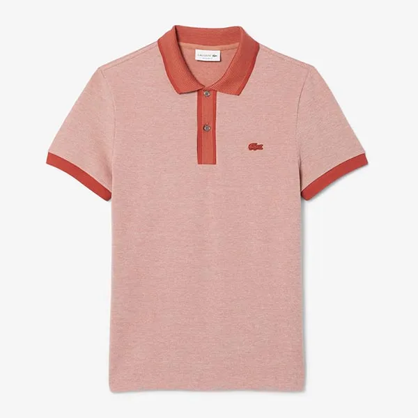 Áo Polo Nam Lacoste Regular Fit PH0804 DI7 Màu Đỏ Gạch Size 3