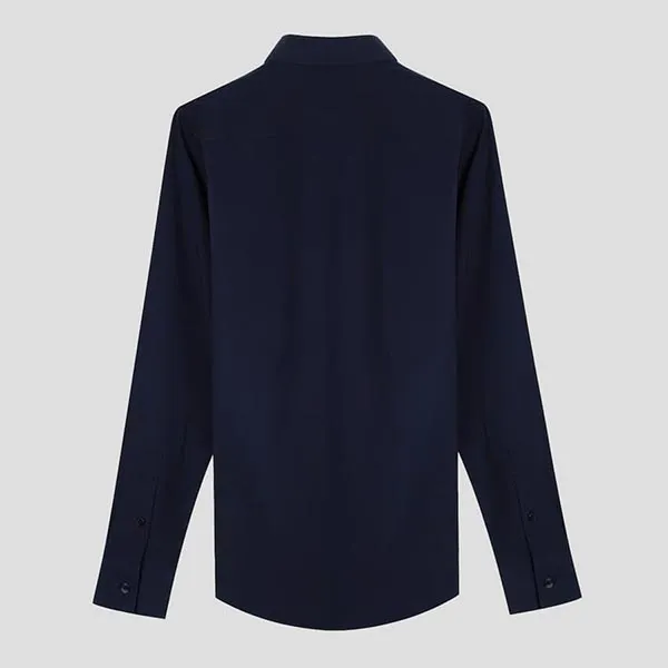 Áo Sơ Mi Nam Burberry Cotton Formal In Navy 8091431 Màu Xanh Navy Size XS