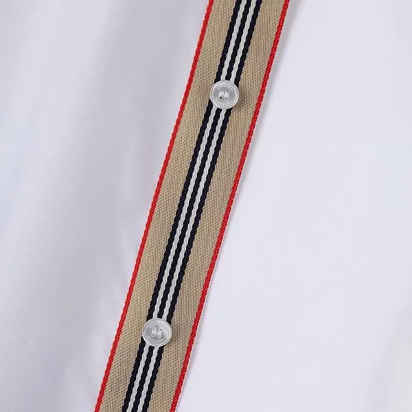 Áo Sơ Mi Nam Burberry Cotton In White 8111765 Màu Trắng Size XS