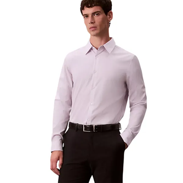 Áo Sơ Mi Nam Calvin Klein CK SLIM 40BM127 - 110 Màu Trắng Size S