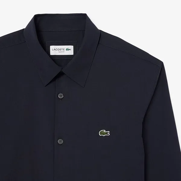 Áo Sơ Mi Nam Lacoste Slim CH6282 - HDE Màu Xanh Navy Size 38