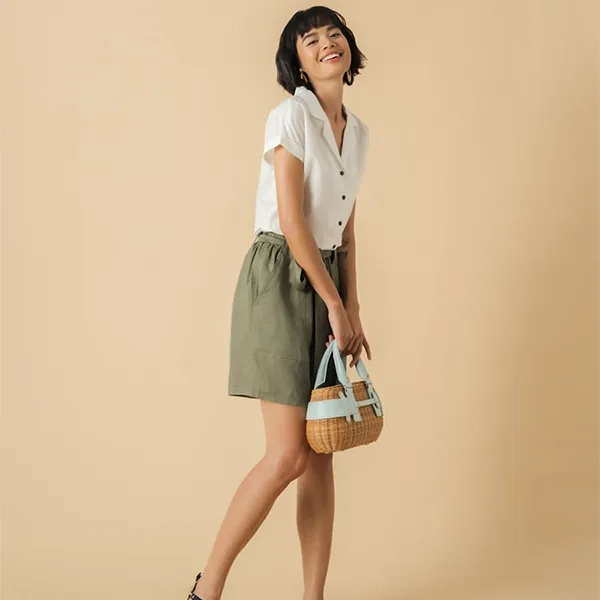 Áo Sơ Mi Nữ F2 Fashion & Freedom Linen Becoming Discover SMW430-T-S-0321 Màu Trắng Size S