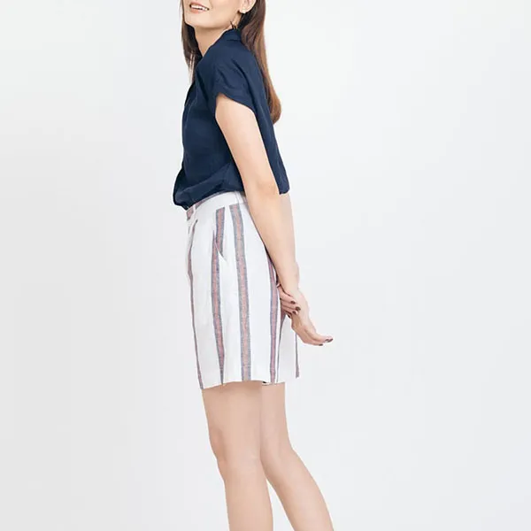 Áo Sơ Mi Nữ F2 Fashion & Freedom Linen Brighter Day SMW430-X-S-1020 Màu Xanh Đen Size S