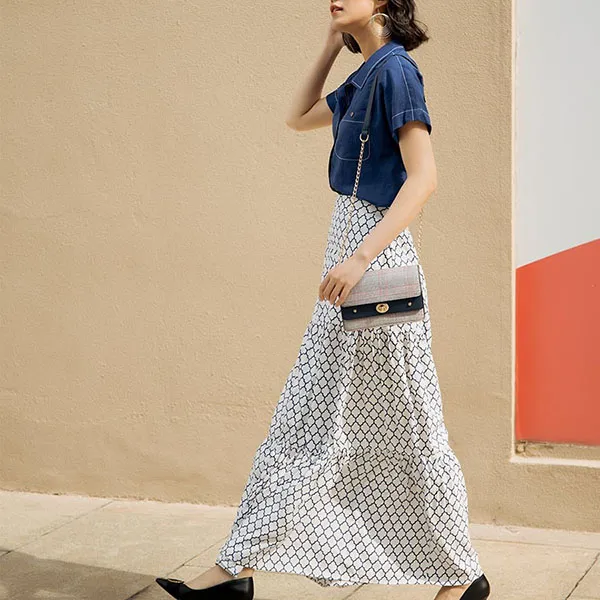 Áo Sơ Mi Nữ F2 Fashion & Freedom Linen New Tune SMW433-X-S-0820 Màu Xanh Size S