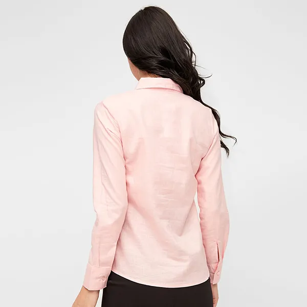 Áo Sơ Mi Nữ F2 Fashion & Freedom Linen SMW360-H-S-1119 Màu Hồng Size S