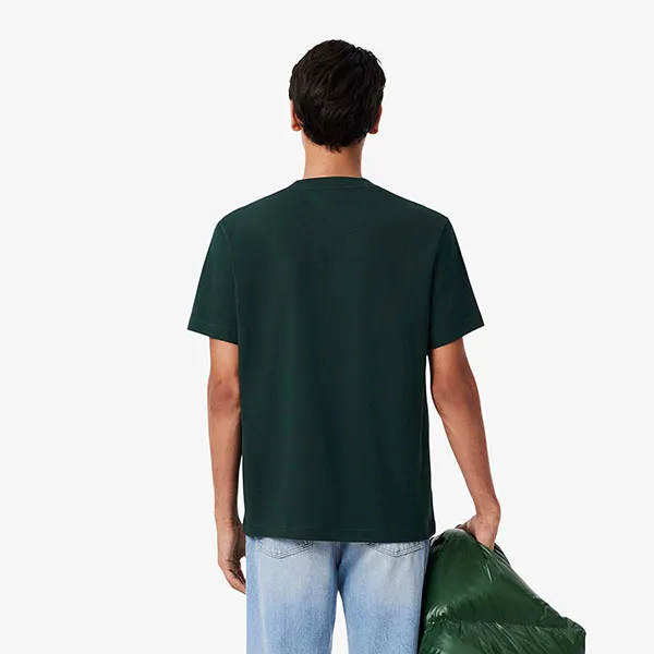 Áo Thun Nam Lacoste Men's Heavy Jersey Landscape Crocodile T-Shirt TH5899 YZP Màu Xanh Lá Size 3