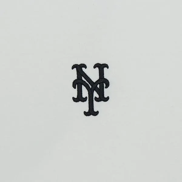 Áo Thun Nữ MLB Basic Small Logo Ringer New York 3FTSB0263-09WHS Tshirt Màu Trắng