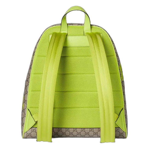 Balo Gucci Medium Backpack Print Black Soft Màu Xám