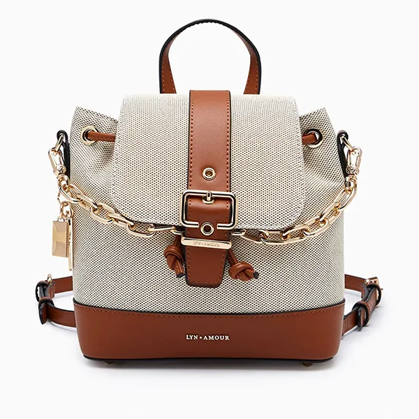 Balo Lyn Sedara Mini Backpack Beige L26CBWB017 Màu Be Nâu