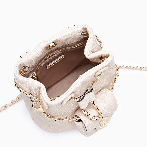 Balo Lyn Suva Mini Infinite Backpack Light Beige LL25CBF214 Màu Be Nhạt