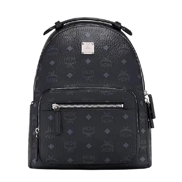 Balo MCM Stark Backpack Visetos Black MMKAAVE08BK001 Màu Đen