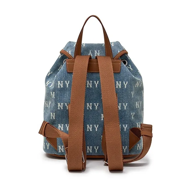 Balo MLB Classic Mono Vintage Denim Backpack New York Yankees Blue 3ABKM065N-50BLL Màu Xanh Blue