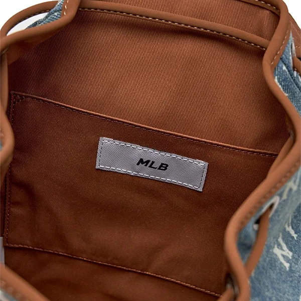 Balo MLB Classic Mono Vintage Denim Backpack New York Yankees Blue 3ABKM065N-50BLL Màu Xanh Blue