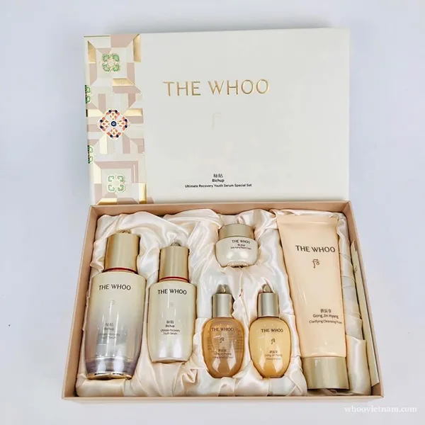 Bộ Dưỡng Da Ngăn Ngừa Lão Hóa Whoo Bichup Ultimate Recovery Youth Serum Special Set 6 Món