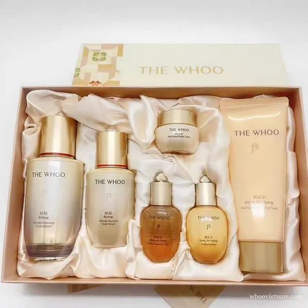 Bộ Dưỡng Da Ngăn Ngừa Lão Hóa Whoo Bichup Ultimate Recovery Youth Serum Special Set 6 Món