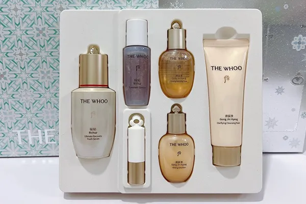 Bộ Dưỡng Da Whoo Bichup Ultimate Recovery Youth Serum Advent Calendar Set 6 Món