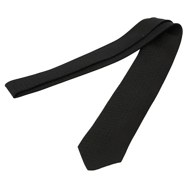 Cà Vạt Hermès Necktie Wide Fathone H Jacquard H-Weave Silk Màu Đen