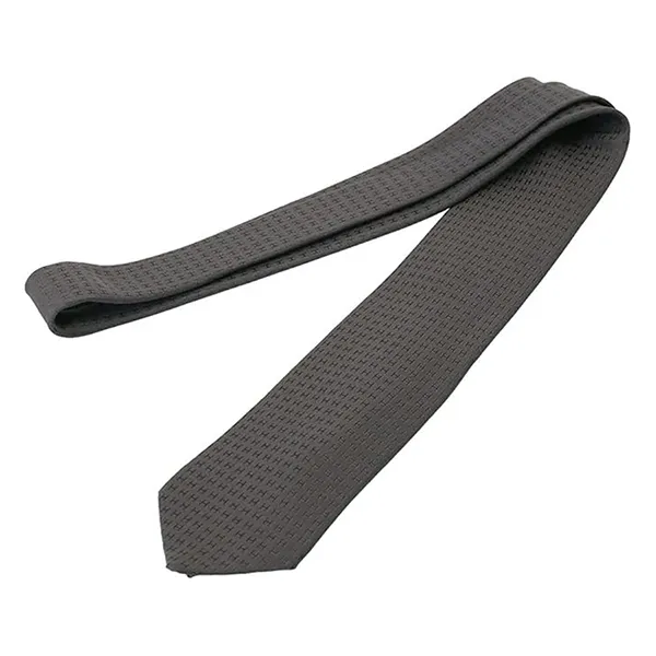 Cà Vạt Hermès Necktie Wide Fathone H Jacquard H-Weave Silk Màu Xám