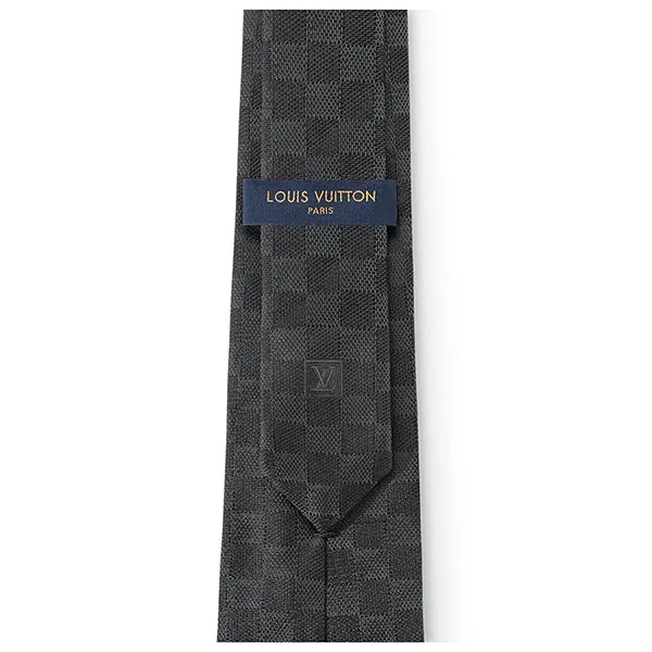 Cà Vạt Nam Louis Vuitton LV Damier Classique M78752 Màu Đen