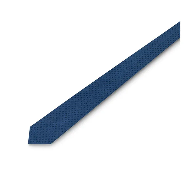 Cà Vạt Nam Louis Vuitton LV Neo Monogramissime Capsule Tie M75988 Navy Blue Màu Xanh