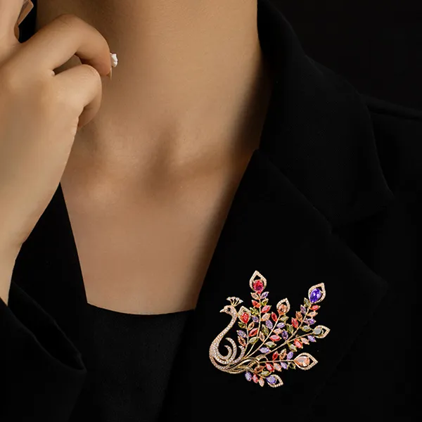 Cài Áo Nữ Meri Grace Phoenix BR982 Phối Màu