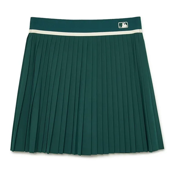 Chân Váy Xếp Ly Nữ MLB Classic Sports Accordion Pleated LA Dodgers 3FSKG0334-07GND Màu Xanh Green