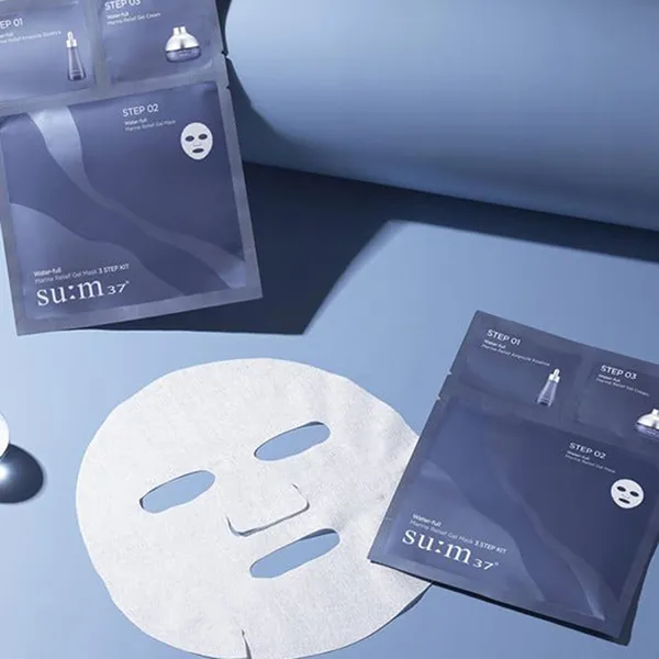 Combo 5 Miếng Mặt Nạ Cấp Nước Su:M37 Water-Full 3 Steps