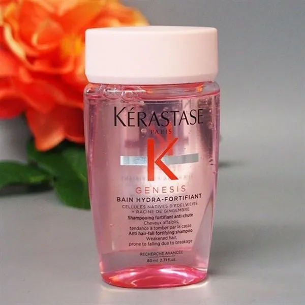 Combo 2 Chai Dầu Gội Ngừa Tóc Gãy Rụng Kérastase Genesis Bain Hydra Fortifiant Shampoo 80ml