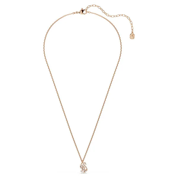 Dây Chuyền Nữ Swarovski Swan Pendant Mixed Cuts, Swan White Rose Gold-Tone Plated 5738203 Màu Vàng Hồng