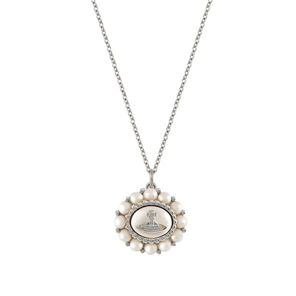 Dây Chuyền Nữ Vivienne Westwood Amaya Pendant Necklace Màu Bạc