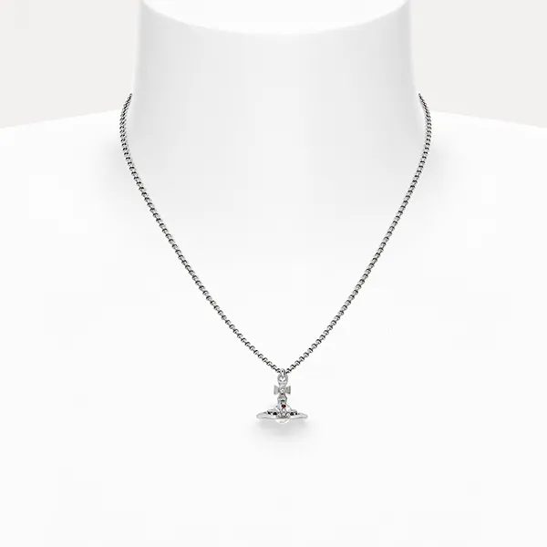 Dây Chuyền Nữ Vivienne Westwood New Petite Orb Pendant Necklace 8050889136323 Màu Bạc