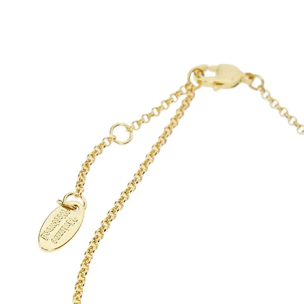 Dây Chuyền Nữ Vivienne Westwood New Petite Orb Pendant Necklace Màu Vàng Gold