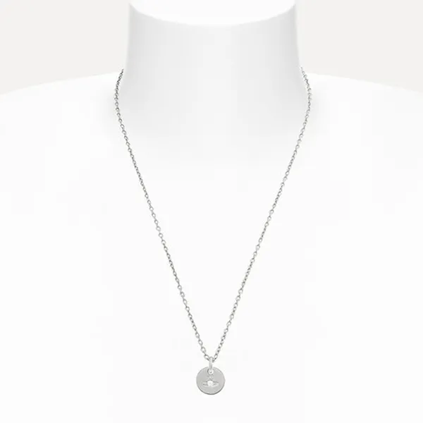 Dây Chuyền Nam Vivienne Westwood Lewis Pendant Necklace Màu Bạc