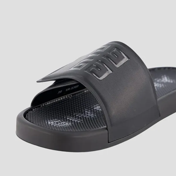 Dép Nam Givenchy Synthetic Leather Black BH3024H1NG Màu Đen Size 40