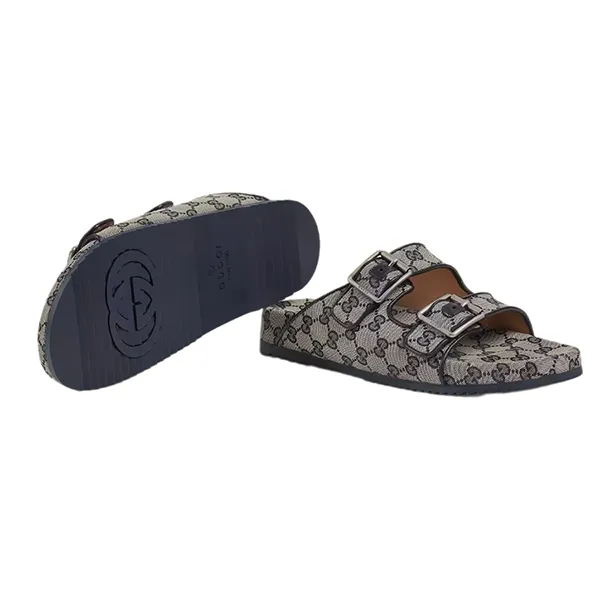 Dép Nam Gucci Slipper 4024914 Màu Xám Size 42