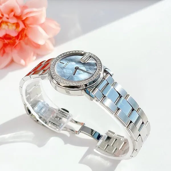 Đồng Hồ Nữ Gucci 101 G-Round Ladies Watch YA101514 Màu Đen