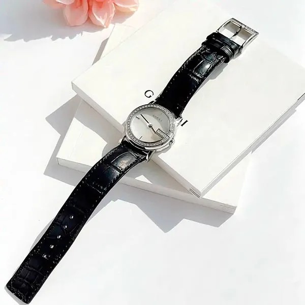 Đồng Hồ Nữ Gucci G-Diamond 101L 28mm YA101509 Màu Bạc Đen